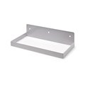 Triton Products 12 In. W x 6 In. D White Epoxy Coated Steel Shelf for 1/8 In. and 1/4 In. Pegboard 76126W